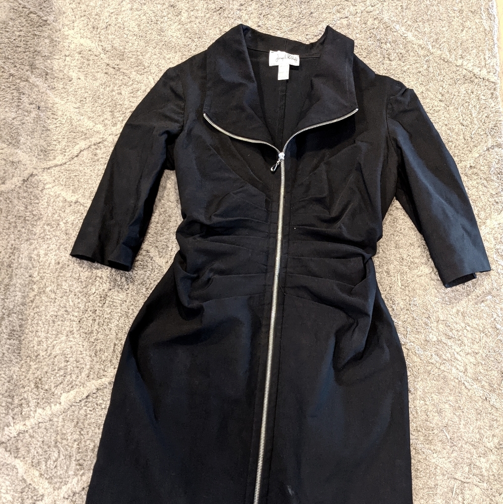 Joseph Ribkoff Black Zip up Dress